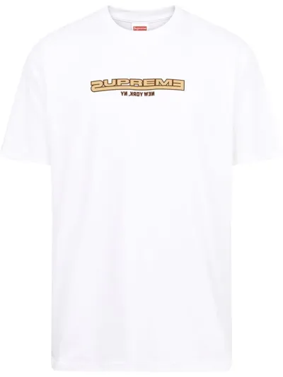 Supreme Connected Logo T-shirt In White