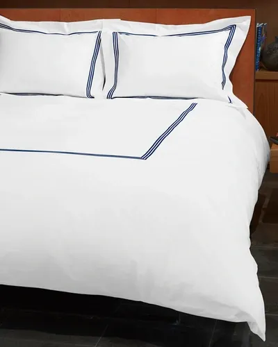 Signoria Firenze Platinum King Sham In Dark Blue