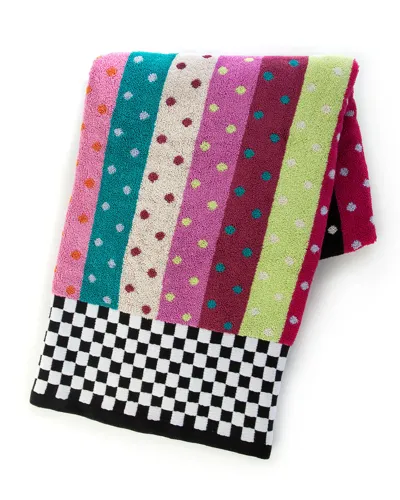 Mackenzie-childs Ribbon & Dot Bath Towel