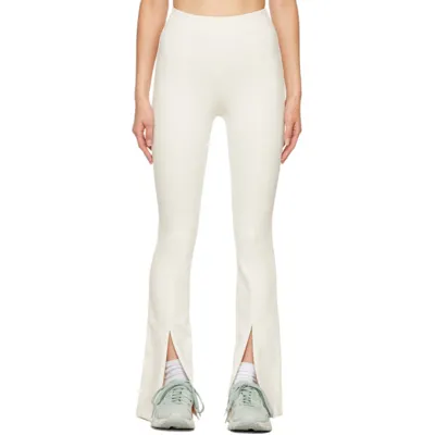 Alo Yoga Airbrush High Waist Flutter Legging In Ivory