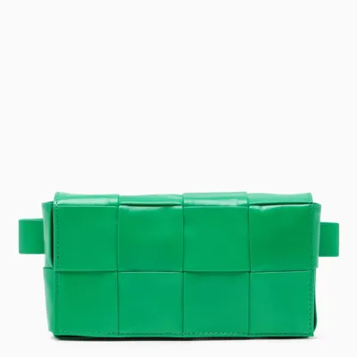 Bottega Veneta Petrol Green Mini Cassette Belt Bag