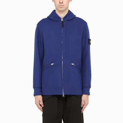 Stone Island Blue Pervinca Hooded Jacket