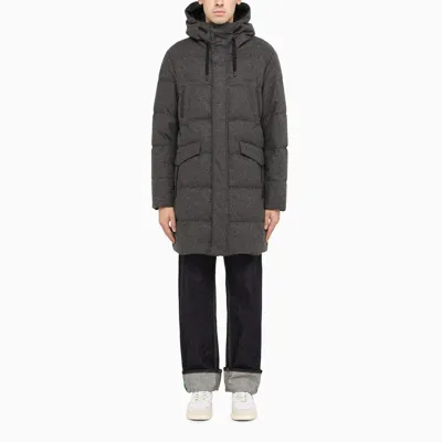 Herno Laminar Gray Parka Jacket In Grey