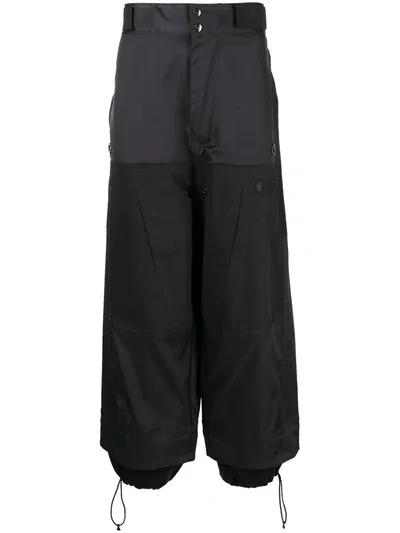 Niløs Loose-cut Trousers In 黑色