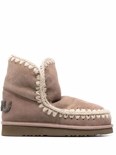 Mou Eskimo 18 Glitter Logo Ankle Boots