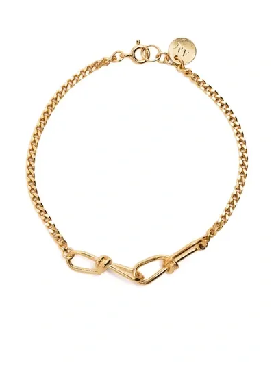 Annelise Michelson Gourmette Double Wire Bracelet In Gold