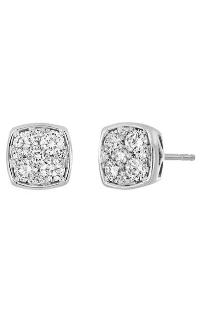 Bony Levy Mika 18k Gold Diamond Cluster Stud Earrings In 18k White Gold