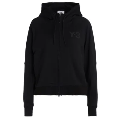 Y-3 Black Zipped Sweatshirt