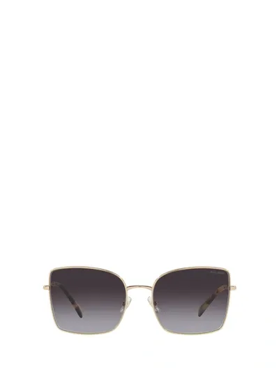 Miu Miu Mu 51ws Pale Gold Sunglasses In Grey Gradient