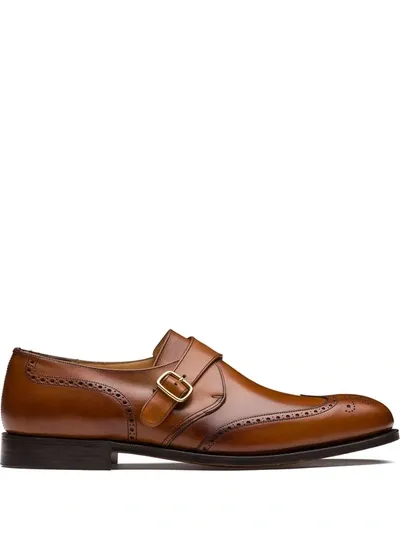 Church's Piccadilly 173 Monk Brogues In Brown