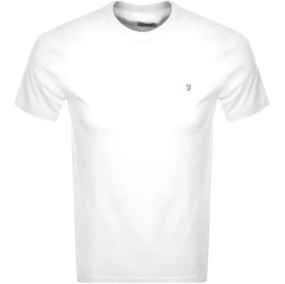 Farah Vintage Danny T Shirt White