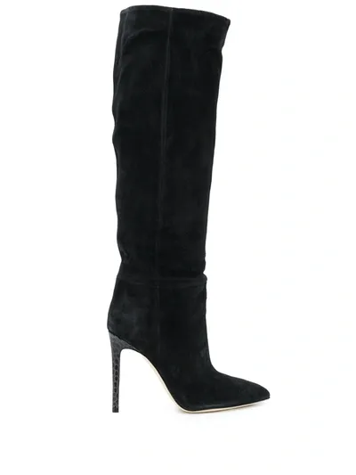 Paris Texas Stivali Suede In Black