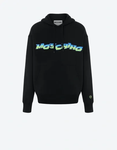 Moschino "surf" Sweatshirt In Black