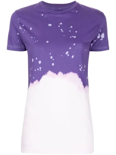 La Detresse Grape Crush Tie-dye T-shirt In Violett