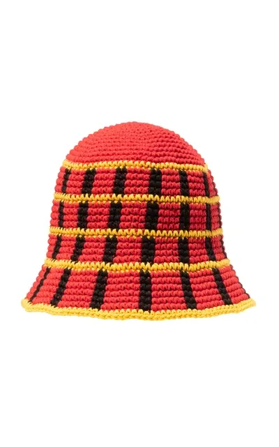 Memorial Day Crochet Bucket Hat In Red