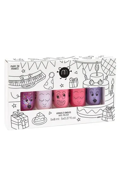 Nailmatic Kids Party Water-based Nail Polish Set In Assorted