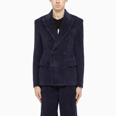 Amiri Blue Double-breasted Blazer