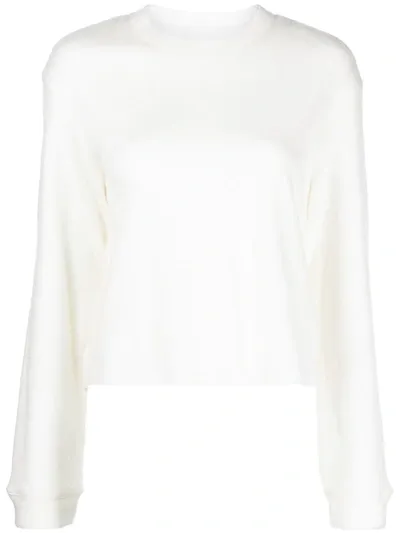 Rta Myles Long-sleeved T-shirt In Weiss