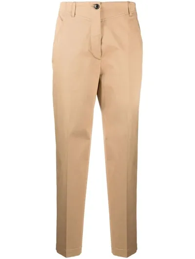 Woolrich Tapered-leg Chinos In Nude