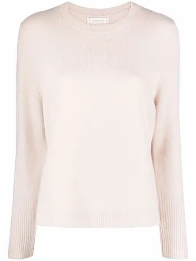 Chinti & Parker Long-sleeve Knitted Jumper In Nude