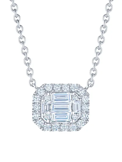 Kwiat Women's 18k White Gold & Diamond Pendant Necklace