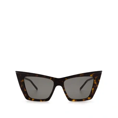 Saint Laurent Sl 372 Havana Sunglasses In .