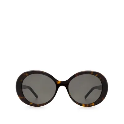 Saint Laurent Sl 419 Havana Female Sunglasses - Atterley In Grey