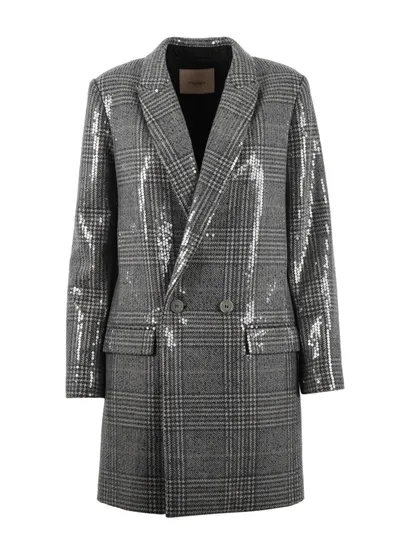 Twinset Full Paillettes Coat