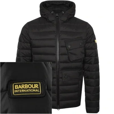 Barbour International Quilted Ouston Jacket Black