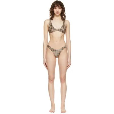 Haight Juliana Houndstooth Bikini Top In 0263 Pied Poule