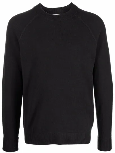 Malo Raglan-sleeve Cashmere Jumper In Blue