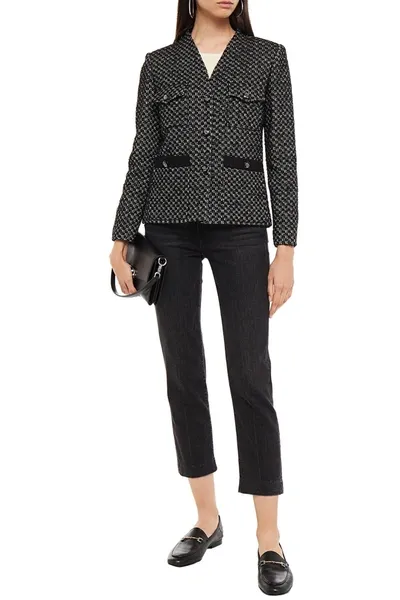 Maje Tweed Jacket In Multi