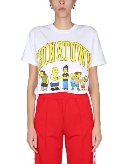 Chinatown Market X The Simpsons "ha Ha" T-shirt In White