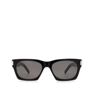 Saint Laurent Sl 402 Rectangular Frame Sunglasses In Black