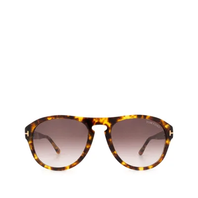 Tom Ford Ft0677 Light Havana Unisex Sunglasses