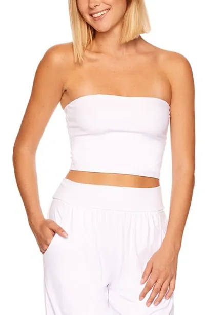 Susana Monaco Essential Crop Tube Top In Sugar