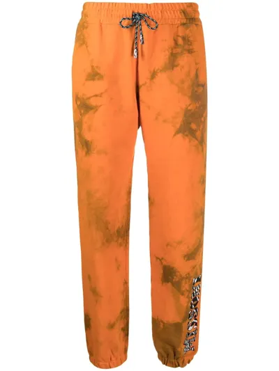 Missoni Tie-dye Track Pants In Orange