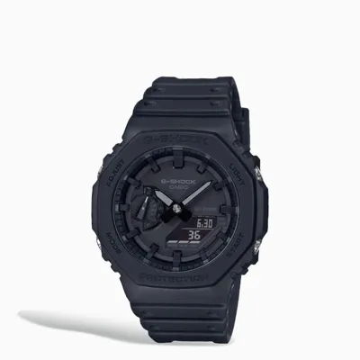 Casio G-shock Black Resin And Carbon Marble Effect G-shock Classic Watch