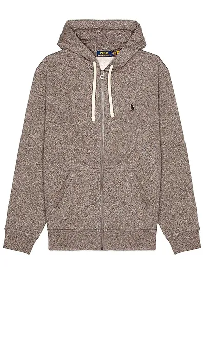 Polo Ralph Lauren Fleece Full-zip Hoodie In Alaskan Heather