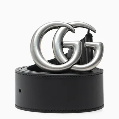 Gucci Leather Belt With G Double Buckle