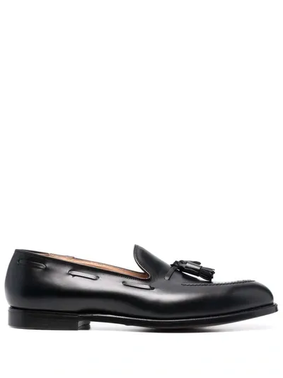 Crockett & Jones Tassel-detail Loafers In 黑色