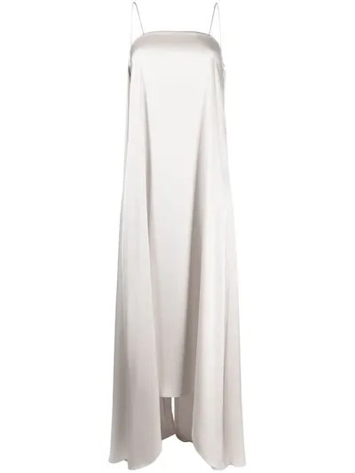 Gianluca Capannolo Sleeveless Flared Dress In White