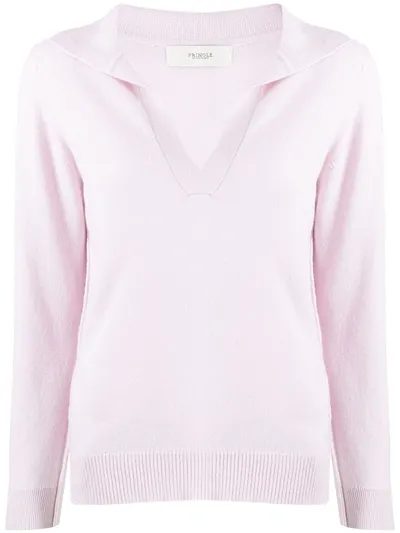 Pringle Of Scotland Polo-style Jumper In Rosa