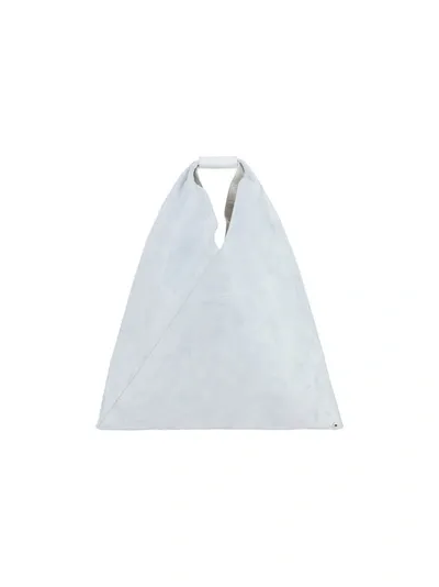 Mm6 Maison Margiela Slouch Top Handle Bag In White