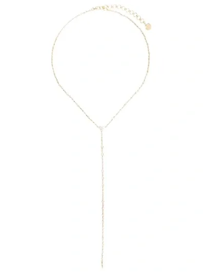 Shay 18kt Yellow Gold Infinity Diamond Necklace