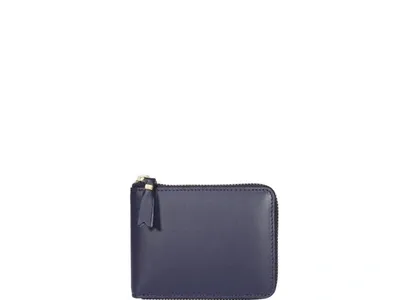 Comme Des Garçons Medley Black Leather Wallet In Negro