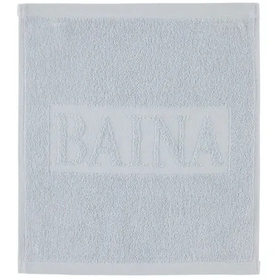 Baina Blue Agnes Face Cloth In Lake