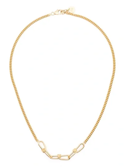 Annelise Michelson Wire Boyfriend Chain Necklace In Gold