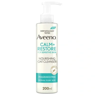 Aveeno Face Calm And Restore Nourishing Oat Cleanser 200ml