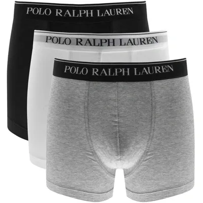 Ralph Lauren Underwear 3 Pack Trunks Black